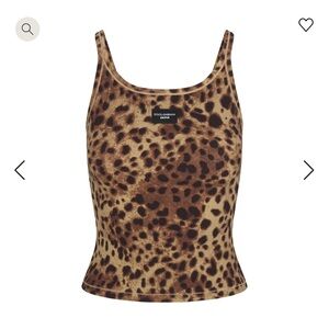 Dolce & Gabbana x SKIMS Leopard Print Women's Top